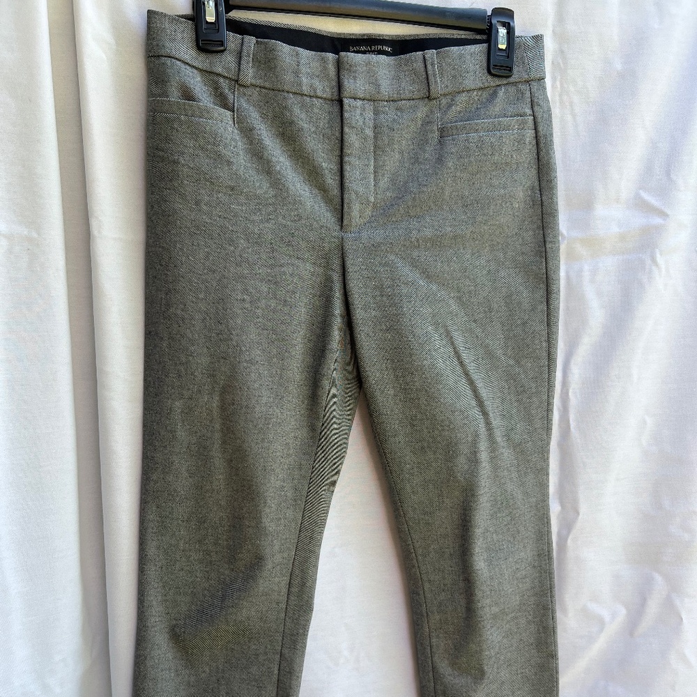 Grey Banana Republic Womens Sloan Dress Pants